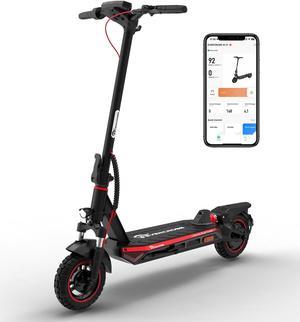 EVERCROSS A1 Electric Scooter for Adults - 800W Portable Commuting Scooter with Double Braking System, Dual Suspension and 10'' Honeycomb Solid Tires, Up to 31 Miles Long Range & 28 Mph