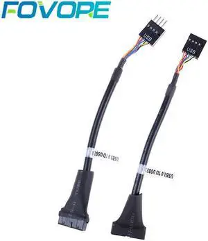 USB 3.0 20 Pin Motherboard Header To Usb 2.0 9 Pin Adapter Converter Cable Male Female For Computer PC Adapter Cord USB 3.0 20 Pin Motherboard Header To Usb 2.0 9 Pin Adapter Converter Cable Male Female For Computer PC Adapter Cord