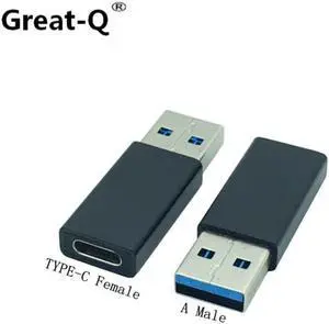 Aluminum alloy USB 3.1 Type-C Female to USB3.0 Male Converter Adapter for Smart Phone laptop PC Aluminum alloy USB 3.1 Type-C Female to USB3.0 Male Converter Adapter for Smart Phone laptop PC