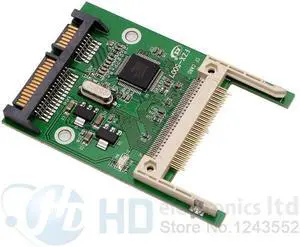 Wholesale   Compact Flash Type I/II CF To SATA Converter HDD Hard Disk Drive Card Adapter 2.5 SATA TO CF