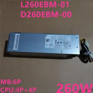 PSU For Dell 7080 7070 7060 3050 6Pin 260W Power Supply D260EBM-00 L260EBM-01 H260EBM-01 AC260EBM-01 L260EPM-01 HU260EBM-00