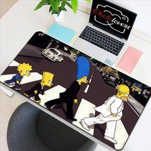 Gaming Mouse Mat Simpsons-s Mausepad Keyboard Pad Deskmat Pc Accessories Gamer Large Mousepad Mause Laptops Anime Cartoon  Pads Size: (18x22cm)(TT003112)