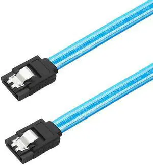 SATA 3.0 Data Extension Serial Cable Pure Copper 8-Core Shielded for SSD Hard Drive 6Gb Blue 50cm