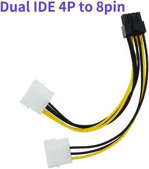 Data cable 8P graphics card power cable dual 4p to 8p graphics card power cable graphics card power cable 8P graphics card power