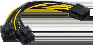 1Pcs 12V EPS CPU 8Pin to Dual 8(6 2) Pin PCIE PCI Express Adapter Power Cable Graphics Card Motherboard PCI-E GPU Splitter Cabl