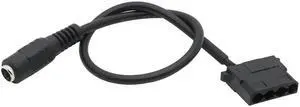 2pcs 28cm IDE Molex Female to DC 5.5*2.1mm Female Adapter Cable 12V