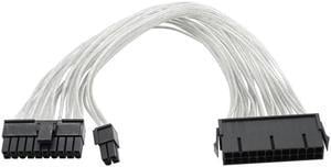 2pcs Tin plating Copper Wire 24P ATX Power Supply Adapter Cable Connector 24pin extension cord 30cm