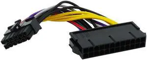 14cm ATX 24 Pin to 12 Pin Power Supply Cable Adapter 24p to 12p Cord For Acer Q87H3-AM