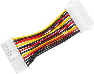 E-ATX 20pin Male To 24pin Female M/F power supply adapter cable motherboard