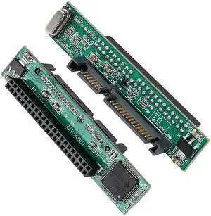 44Pin Female Converter Adapter Card,22-Pin SATA Male to IDE,2.5-Inch Hard Drive,Transfer Rate is 150MB/s,Support Windows, 98SE