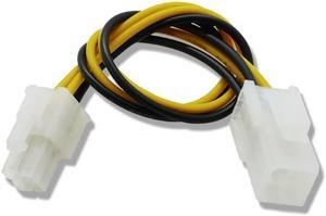 1PCS Hot 20cm 8 inch ATX 4 Pin Male to 4Pin Female PC CPU Power Supply Extension Cable Cord Connector Adapter