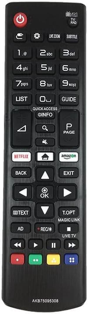 Universal Remote Control AKB75095308 for LG TV 43UJ6309 49UJ6309 60UJ6309 65UJ6309 Smart Remote