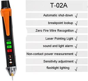 Pen Type Smart Digital Multimeter Non Contact  Auto Range Voltage Detector Multimetro Resistance NCV High Precision Multimetre(T-02A)