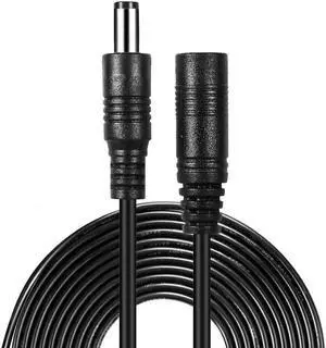DC Cable Extension Power Extend Cord 12V DC 5.5mmx2.1mm Connector Wire For LED Strip CCTV Camera(0.5m)