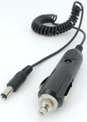 DC 12V 24V Car lighter Charger to 5.5x2.1mm Charging power supply connector Cable Spring Cord Line L1