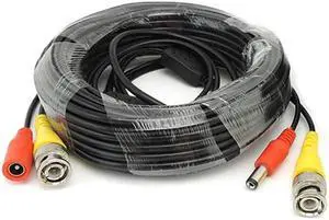 5M/10M/20M/30M BNC Video Power Cable Output DC Plug Wire for CCTV Camera Surveillance DVR System Accessories L1(5M)