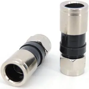 5/10 Pcs RG6 F Type Compression 2.7cm Snap Seal Plug Connector For Sky Satellite Virgin Cable L1(5pcs)