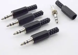 5/10pcs 3.5mm 2/3/4 Pole mono Audio Connectors Jack Plug Headphone Male Adapter jack plug Male Jack Plug Wire Terminals L1(5pcs 4 Pole) 5/10pcs 3.5mm 2/3/4 Pole mono Audio Connectors Jack Plug Headphone Male Adapter jack plug Male Jack Plug Wire Terminals L1(5pcs 4 Pole)