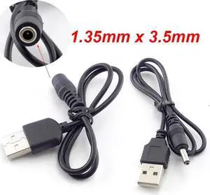3.5mmx1.35mm Mirco USB Charging Cable Power Supply Adapter Charger DC jack Plug Extension Line ord L1(type 1)
(0.3m)