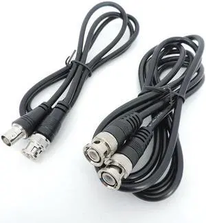 BNC Male to Male female Adapter dual head Cable 0.5M 1m 2m 3meter video Connector extension Pigtail Wire For tv CCTV Camera L1