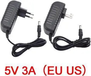 5V 3A 3000ma AC 100-240V to DC 5V 3A Adapter Power Supply Converter charger switchLed Transformer Charging   for CCTV Camera(EU plug)