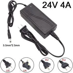 24V 4A 4000ma AC 110V 220V to DC 24V 4A Adapter Power Supply Converter charger switch Led Transformer Charging  24volt Universal Plug type: AU Plug