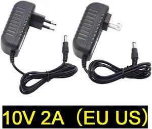 10V 2A 2000ma AC 100-240V to DC 10V 2A Adapter Power Supply Converter charger switchSwitching Power Supplies  for LED Light (US plug)