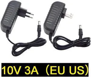 10V 3A 3000ma AC to DC Power Adapter Supply Converter charger switchLed Transformer Charging   for CCTV Camera LED strip light (US plug)