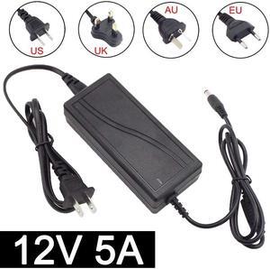 12V 5A 5000ma AC 110V 220V to DC 12V 5A Adapter Power Supply Converter charger switchSwitching Power Supplies 12volt Universal Plug type: AU plug
