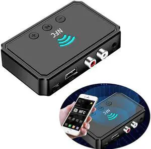 NFC Bluetooth-compatible 5.0 4.2/4.1/4.0/3.0/2.0/1.0 Music Receiver Wireless Audio Handsfree for TV Car DVD Adapter Dongle NFC Bluetooth-compatible 5.0 4.2/4.1/4.0/3.0/2.0/1.0 Music Receiver Wireless Audio Handsfree for TV Car DVD Adapter Dongle