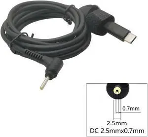 1.5M 90 Degree Angled USB 3.1 Type C USB-C to DC 20V 2.5x0.7mm Adapter PD Emulator Trigger