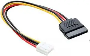 PH 2.0mm 4Pin Small Type to 15Pin HDD SATA Power Supply Cable Cord 20AWG Wire For Industrial all-in-one HD Mini PC PDD (0.2m)