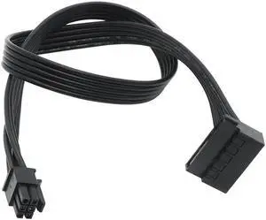 New Mini 6 Pin to 2 SATA 15PIn Power Supply Cable for Dell 3250 3268 3650 3653 3660 3667 3668(6P to 1 x SATA)