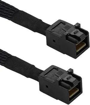 Internal SFF-8643 SAS Cable, Mini SAS SFF-8643 to 8643 Cable 0.5M 1M(0.5M)