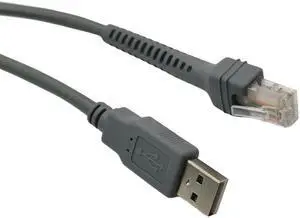 New 2M USB to RJ45 Scanner Cable For Symbol LS2208 LS1203 LS4208 DS6708 Bar code Scanner Symbol Part Cable