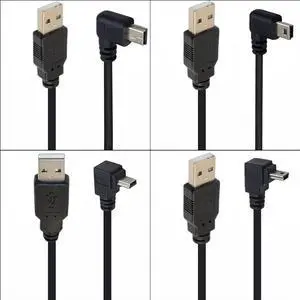 MINI USB 90 DEGREE RIHGT ANGLED CABLE, USB TYPE A TO V3 UP & DOWN & LEFT & RIGHT 0.25M 1.5M 3M(UP)
(3M)