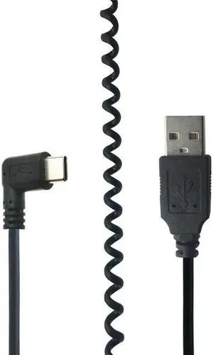 USB 2.0 Male 90 Degree Left & Right Angled to USB-C 3.1 Type-C Retractable Spring Data Chager Sync Extension Cable for S8 P10(Left)
(0.5-1.3m)