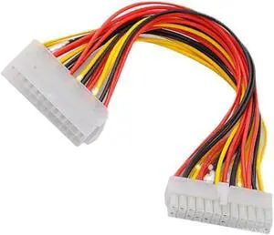 1PC ATX 20-Pin Male To 24-Pin Female Power Supply Adapter Cable For Laptop PC