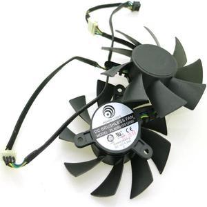 PLA08015S12HH 12V 0.35A 75mm 42*42*42mm For EVGA-GTX660ti GTX670 GTX680 Graphics Card Cooling Fan 4Pin 4Wire