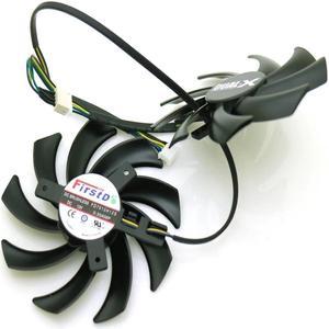 FD7010H12S 12V 0.35A 4Pin 85mm VGA Fan For Sapphire HD 7790 7850 7870 7950 Graphics Video Card Cooling Fan