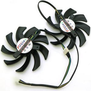 85mm FD7010H12S 12V 40mm Hole Graphics Video Card Replacement For Sapphire-HD 7790 7850 7870 7950 Cooler Cooling Fan