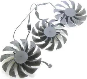 T129215BU DC12V 0.50AMP 95mm GPU Fan For Gigabyte-RTX 2060 GTX-1060 1070 1080 1080ti Super Graphics Card Cooling Fan 4Pin(T129215BU-A)