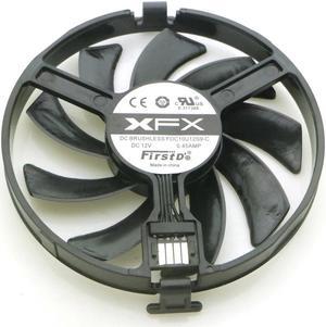 FDC10U12S9-C DC12V 0.35A 85mm 4Pin 4Wire VGA Fan For XFX-RX470 478 480 570 580 Graphics Card Cooling Fan 4Pin(FDC10U12S9-C-2PCS)