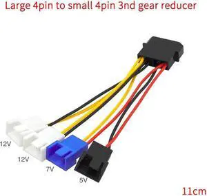 Computer chassis fan 4 pin speed line graphics card fan 2.5P speed 4PIN mute 4D3pin radiator