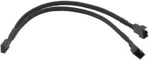 4 Pin Y Splitter Cable 4 Pin PWM Female to 3/4 Pin Motherboard CPU Fan PC Case Fan Extension Adapter Cable Fan Cooling Accessory