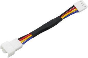 Fan Resistor Cable 4 pin Male to Female Connector Reduce PC Fan Speed Noise Extension Resistor Cable Wire(4 PIN)