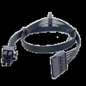 For Seasonic X series XM2 KM3 Modular Peripheral 4 Pin SATA PCIe 8 6 pins CPU 8/4 pins Main Power ATX 24 Pin Power Supply cable(6pin to 2 SATA)