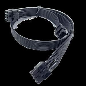 For Seasonic X series XM2 KM3 Modular Peripheral 4 Pin SATA PCIe 8 6 pins CPU 8/4 pins Main Power ATX 24 Pin Power Supply cable(8Pin to 2 8pin Flat)