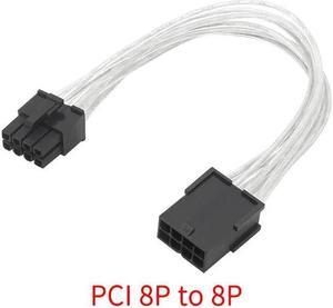 Sleeve Extension Power Supply Cable PCI 8P Cable with Combs 18 AWG