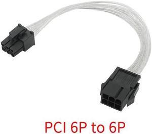 Sleeve Extension Power Supply Cable 24-pin A TX/EPS/8-pin PCI-E GPU/8pin CPU/6-pin PCIE/4Pin CPU Cable with Combs 18 AWG(PCI 6P)